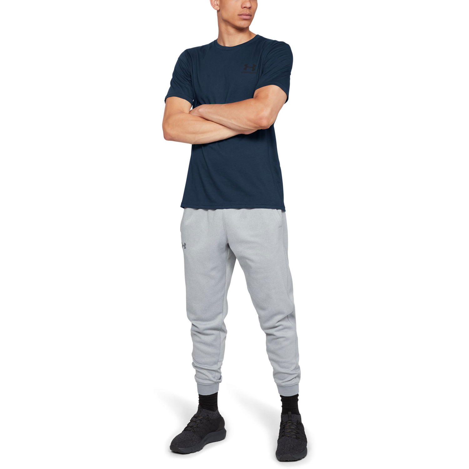 Тениска Under Armour Sportstyle Тъмно синьо | 1326799-408, 1