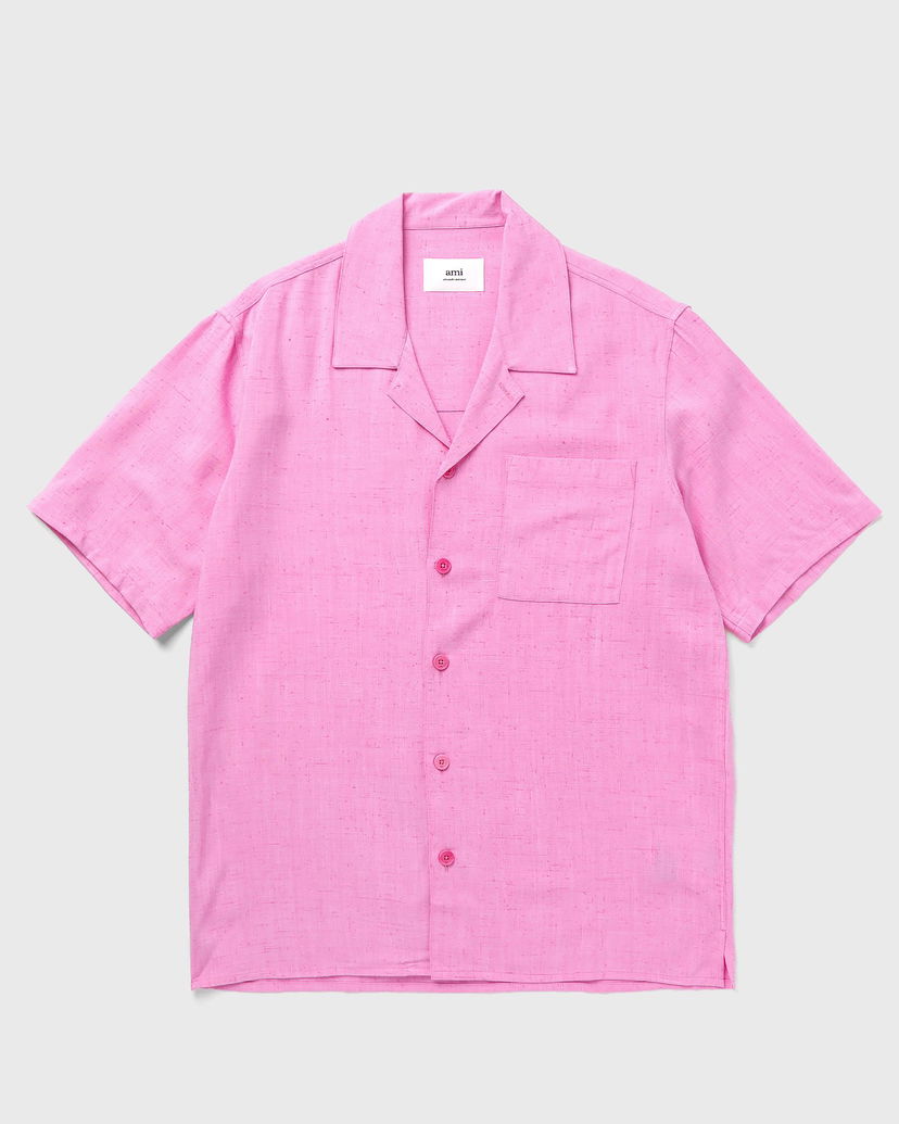 Риза AMI Paris Camp Shirt Розово | HSH203.VI0003