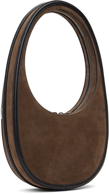 Дамска чанта Coperni Swipe Suede Shoulder Bag Кафяво | COPBA01F6020, 1
