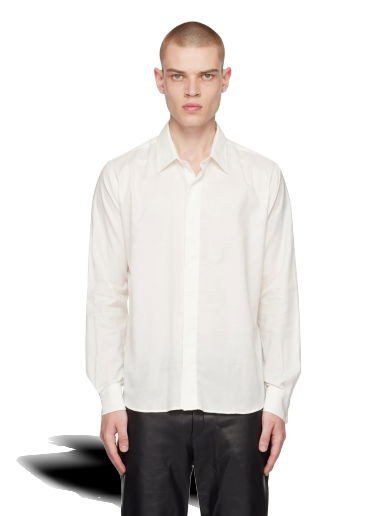 Риза AMI Button Shirt Бяло | HSH126.CO0015