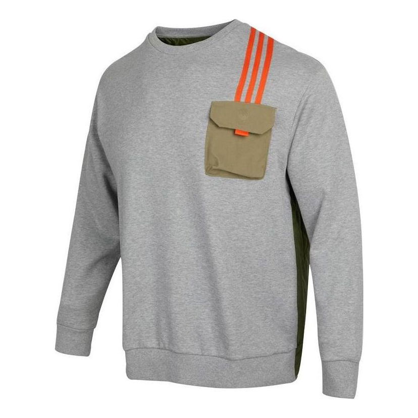 Пуловер adidas Originals Pocket Sweatshirt Сиво | HN2411