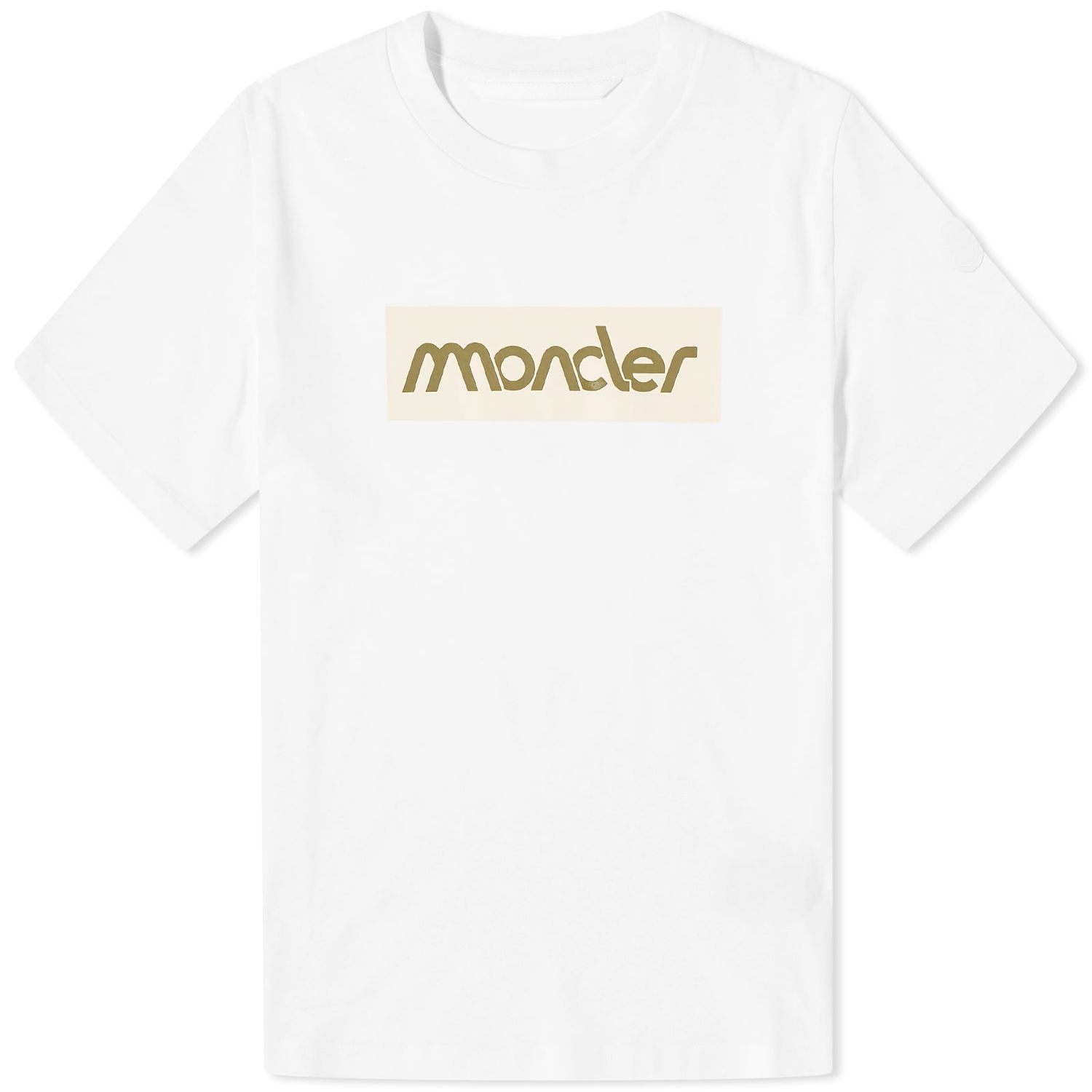 Тениска Moncler Logo T-Shirt Бяло | 8C000-52-89AJS-00A, 0