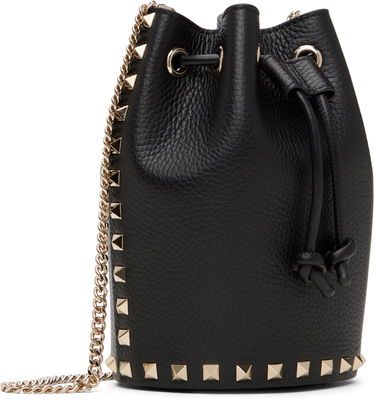 Дамска чанта Valentino Valentino Garavani Mini Rockstud Drawstring Bag Черно | 6W2P0AI4VSH, 1