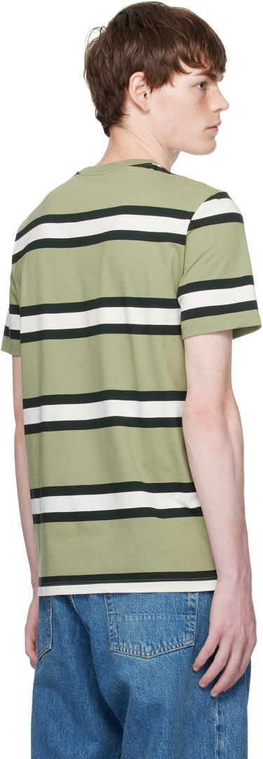 Тениска Fred Perry Fred Perry Bold Stripe T-Shirt Зелено | M9852, 2