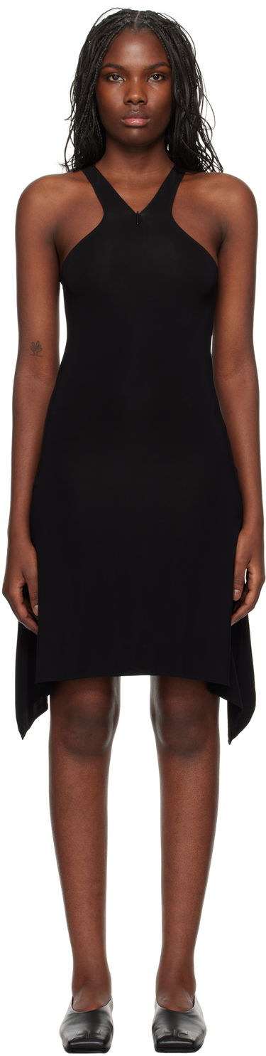 Pокля Courrèges Courrèges Criss Cross Jersey Mini Dress Черно | 324JRO461JS0145, 0