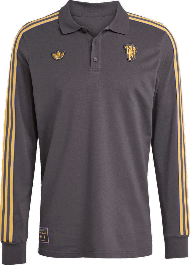 Manchester United Icon Long Sleeve Polo Shirt