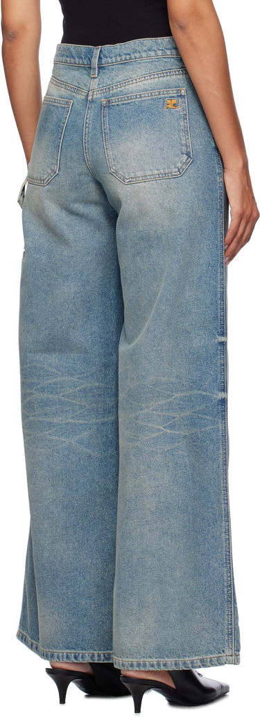 Дънки Courrèges Hammer Baggy Jeans Синьо | 324DPA253DE0033, 2