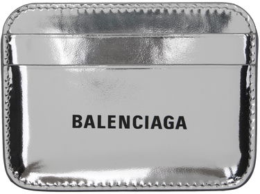 Портфейл Balenciaga Printed Card Holder Сиво | 593812 2AAMO, 0