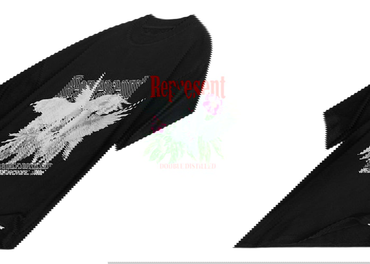 Тениска Represent Clo Represent Double Distilled T-shirt Off Black Черно | M05236-171, 0