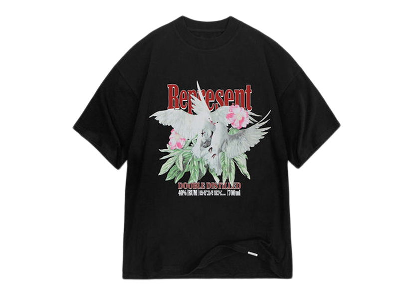 Тениска Represent Clo Represent Double Distilled T-shirt Off Black Черно | M05236-171