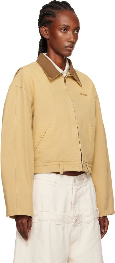 Яке We11done We11done Washed Work Cropped Jacket Бежово | WD-JK2-25-008-W-BG, 1