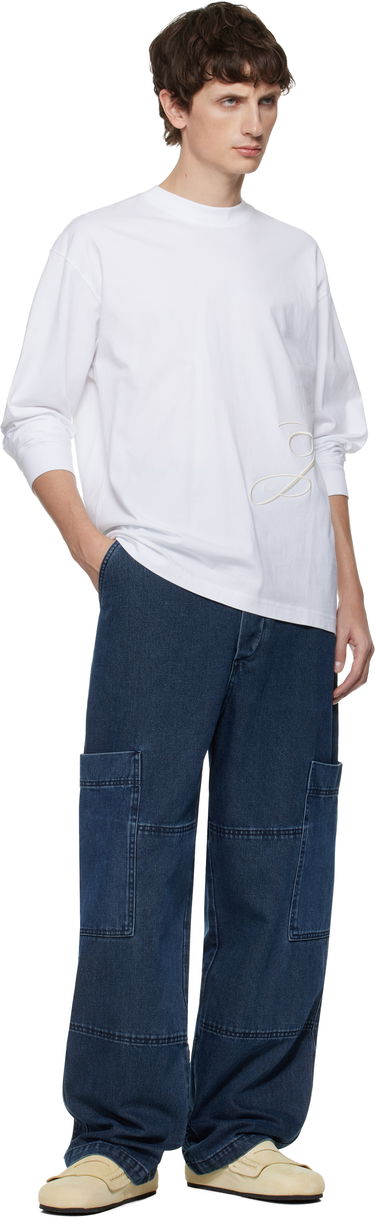 Тениска Jacquemus 'The J' T-shirt Бяло | 25HTSM00565AJ00068, 3