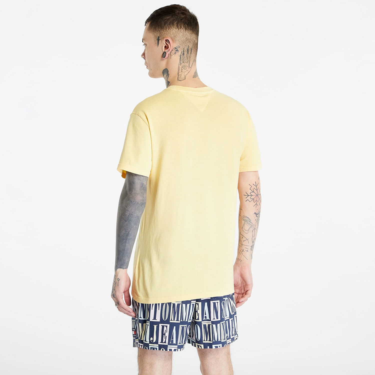 Тениска Tommy Hilfiger Mirror Logo Classic Fit T-Shirt Жълто | DM0DM16227 ZHO, 1