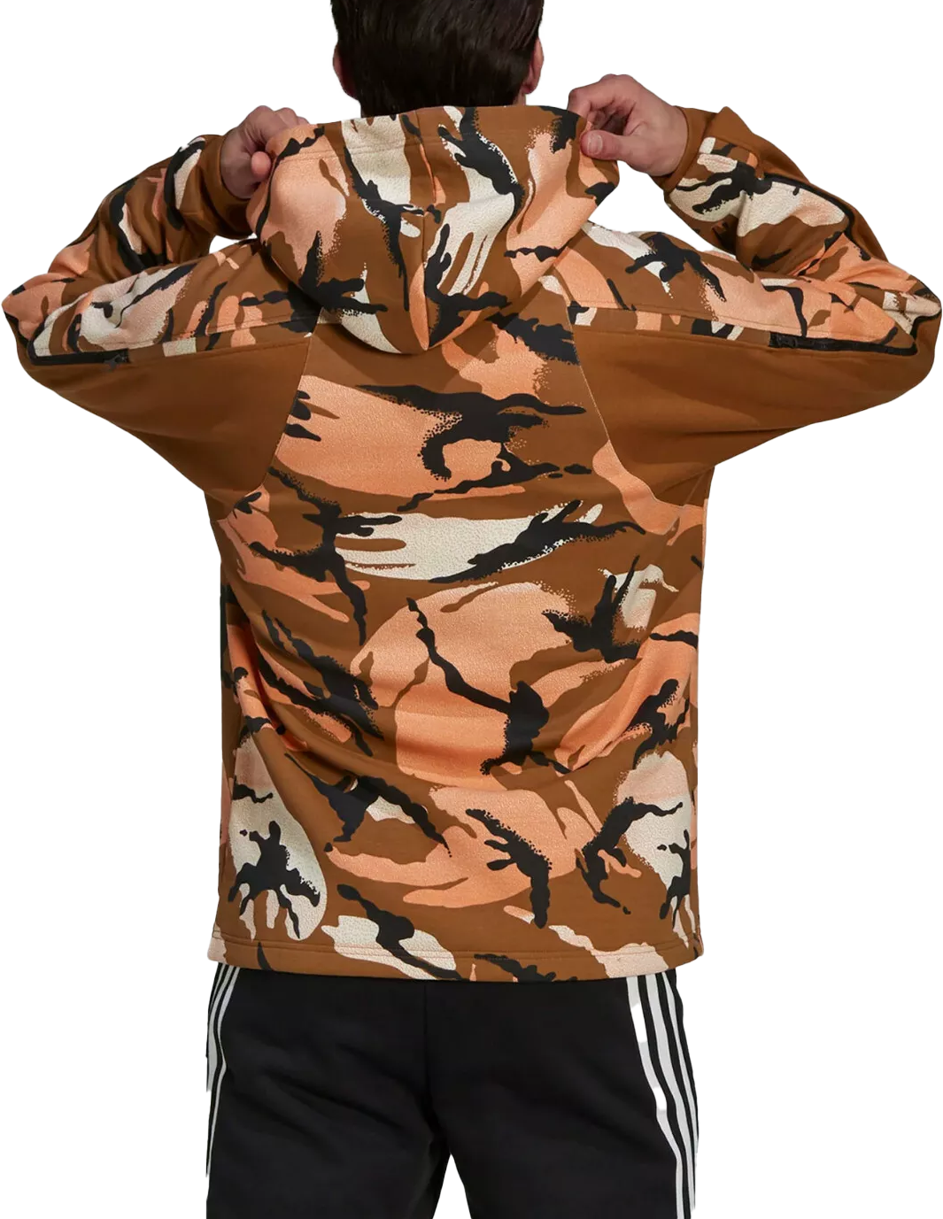 Суитчър adidas Originals Street Hoodie AOP Кафяво | gq2911, 1