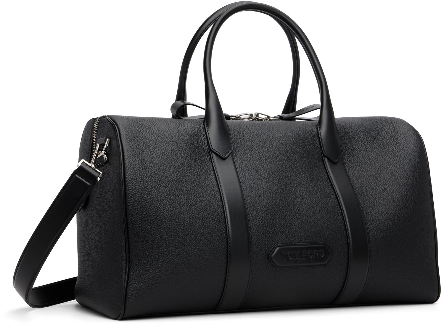 Чанта за пътуване Tom Ford Tom Ford Soft Grain Leather Duffle Bag Черно | H0677-LCL213S, 1