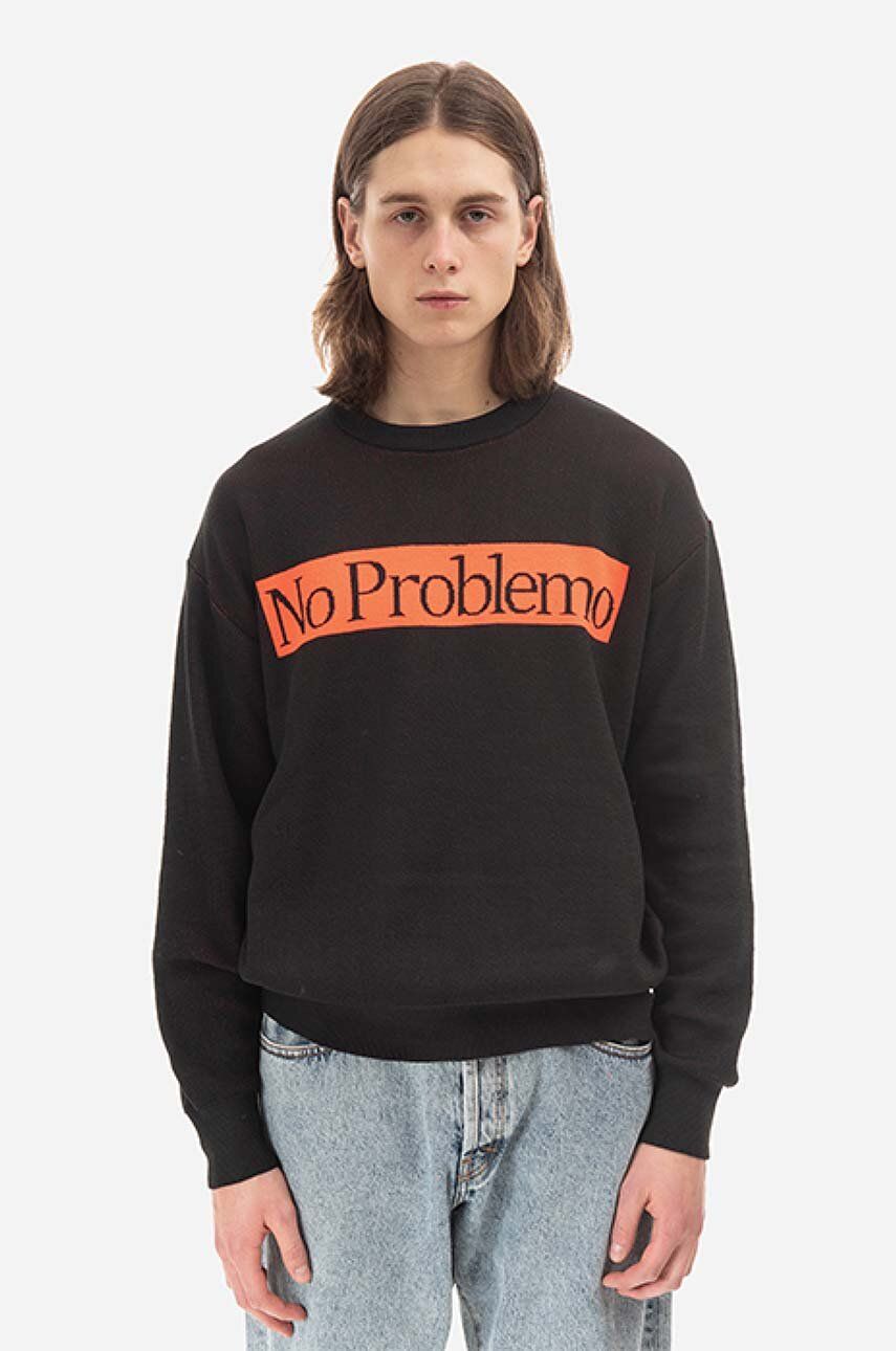 Пуловер Aries Sweater Черно | AR20019, 0