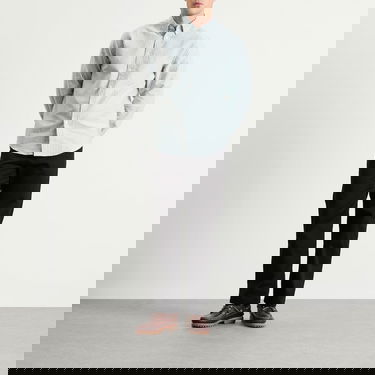 Риза Portuguese Flannel Belavista Stripe Button Down Oxford Shirt Зелено | AW250010-WBL, 4