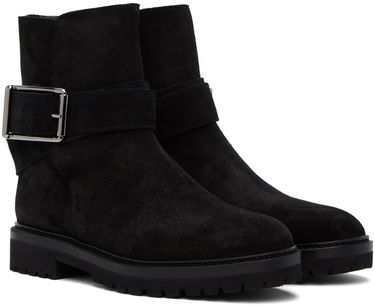 Облекло Manolo Blahnik Manolo Blahnik Hather Suede Ankle Boots Черно | 323-2540-0002, 3