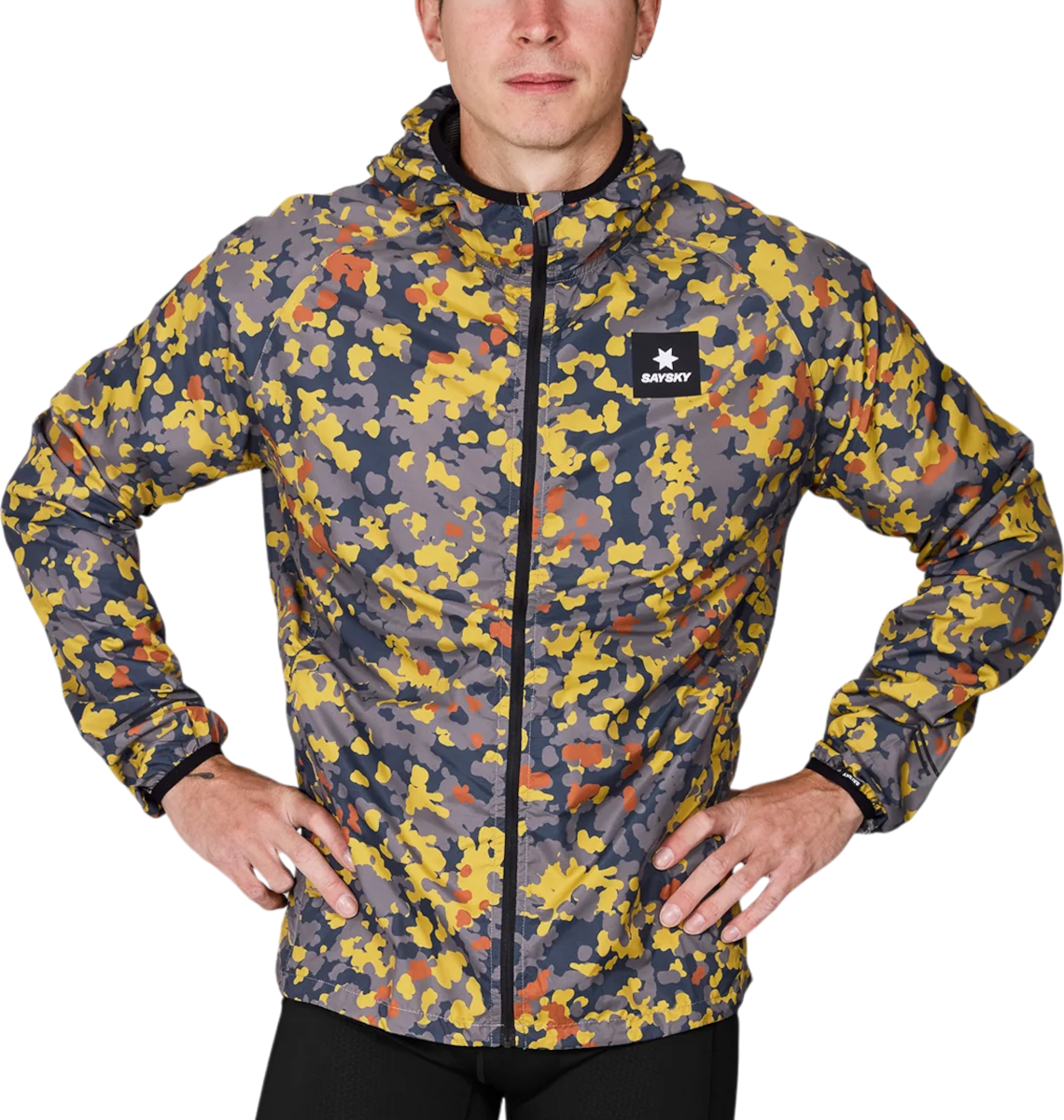 Ветровка Saysky Saysky Camo Pace Hooded Jacket Многоцветен | mmrja03c1019, 0