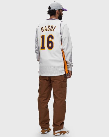 Фланелка Mitchell & Ness NBA SWINGMAN JERSEY LOS ANGELES LAKERS 2008-09 PAU GASOL #16 Бяло | SMJY7554-LAL08PGAWHIT, 3