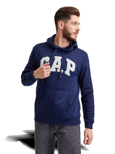 Суитчър GAP Fleece Arch Hoodie Тъмно синьо | 850834-00