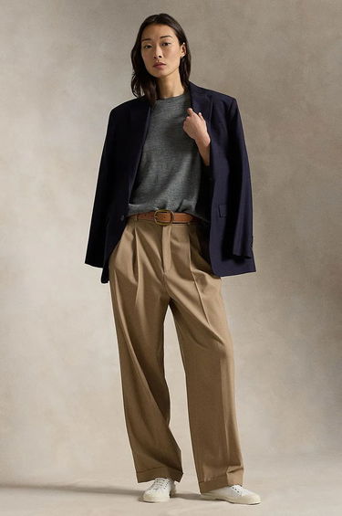 Пуловер Polo by Ralph Lauren Lightweight Wool Sweater Сиво | 211956230, 3