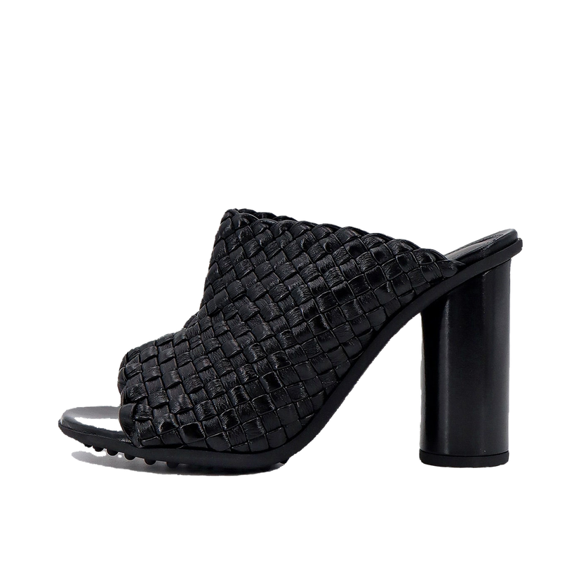 Кецове и обувки Bottega Veneta Woven Mules Черно | 787048V3XZ01000