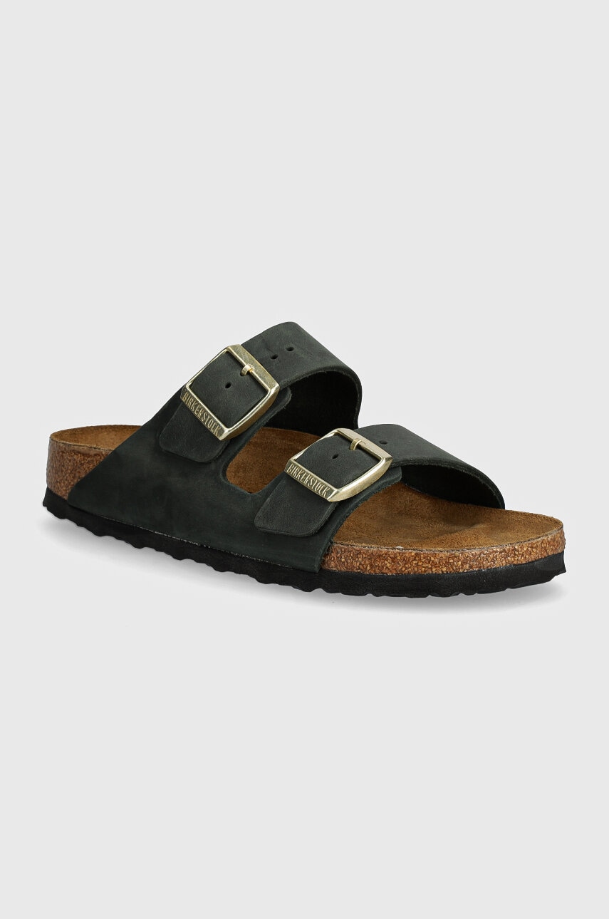 Кецове и обувки Birkenstock Birkenstock Arizona Nubuck Sandals Зелено | 1028030, 0