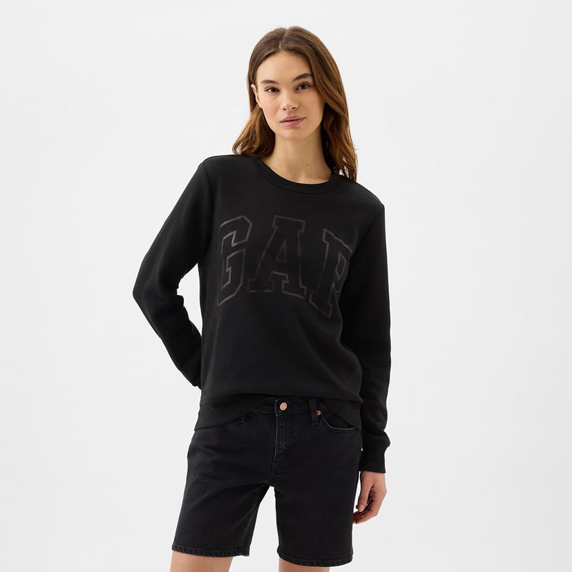 Суитчър GAP Logo Sweatshirt True Black V2 Черно | 885265-02