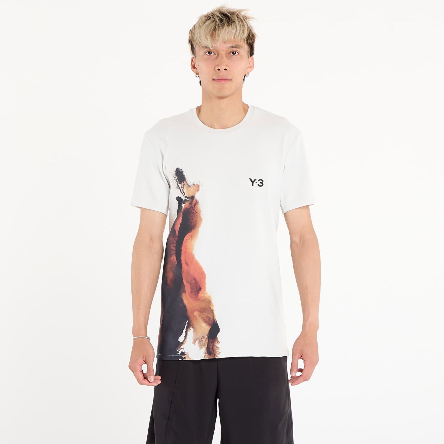 Тениска Y-3 Y-3 Flft Graphic T-Shirt Бяло | JN2990, 0