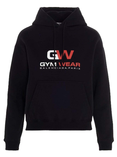 Суитчър Balenciaga Gym Wear Hoodie Черно | 612959TIVD41000