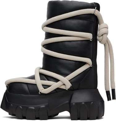 Кецове и обувки Rick Owens Rick Owens Concordians Lunar Mega Tractor Boots Черно | RU02E1862 LLPPW3, 2