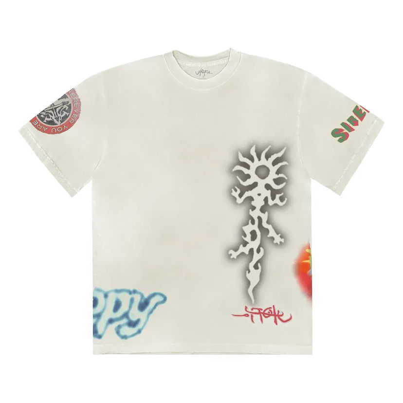 Тениска Cactus Jack by Travis Scott Travis Scott Siren Graphic T-Shirt Бяло | TSUT-SS09