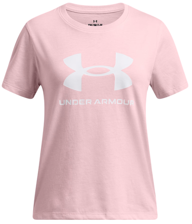 Тениска Under Armour Under Armour Big Logo Short Sleeve T-Shirt Розово | 1389756-647, 0