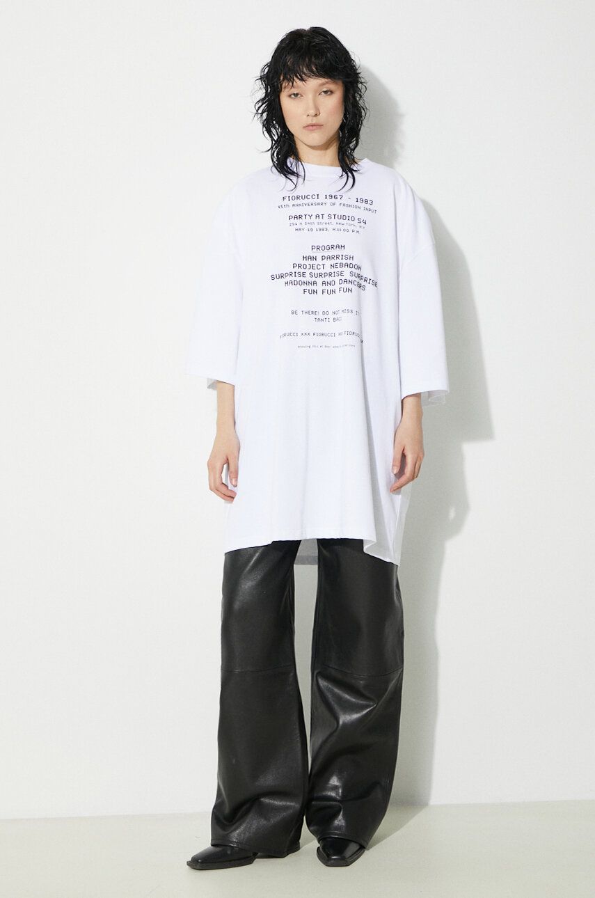 Тениска Fiorucci Fiorucci Invitation Print T-Shirt Бяло | U01FPTSH107CJ01WH01, 0