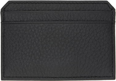 Портфейл BOSS Leather Card Holder Черно | 50541976, 1