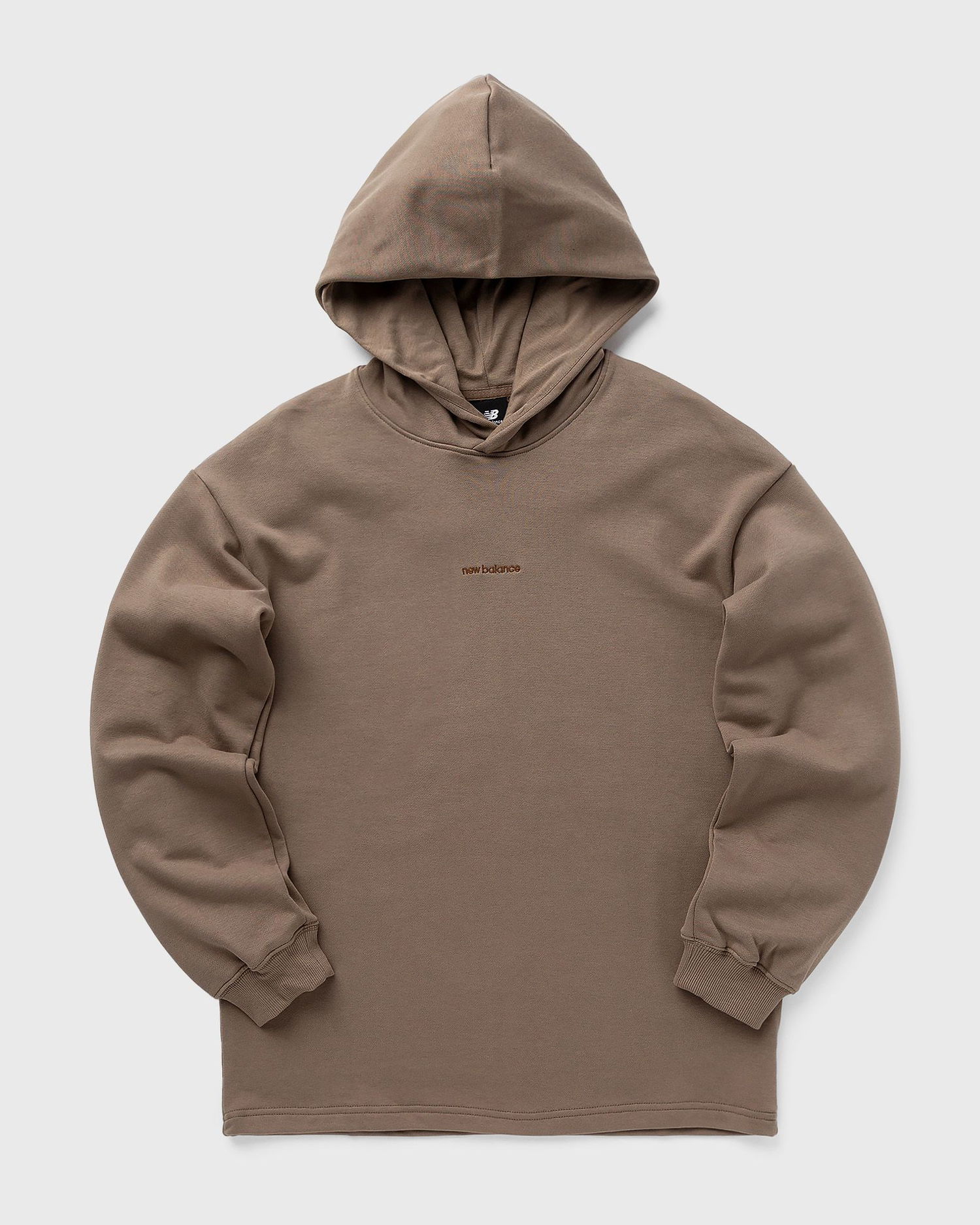 Суитчър New Balance Athletics Linear Hoodie Кафяво | WT33555-MS, 0