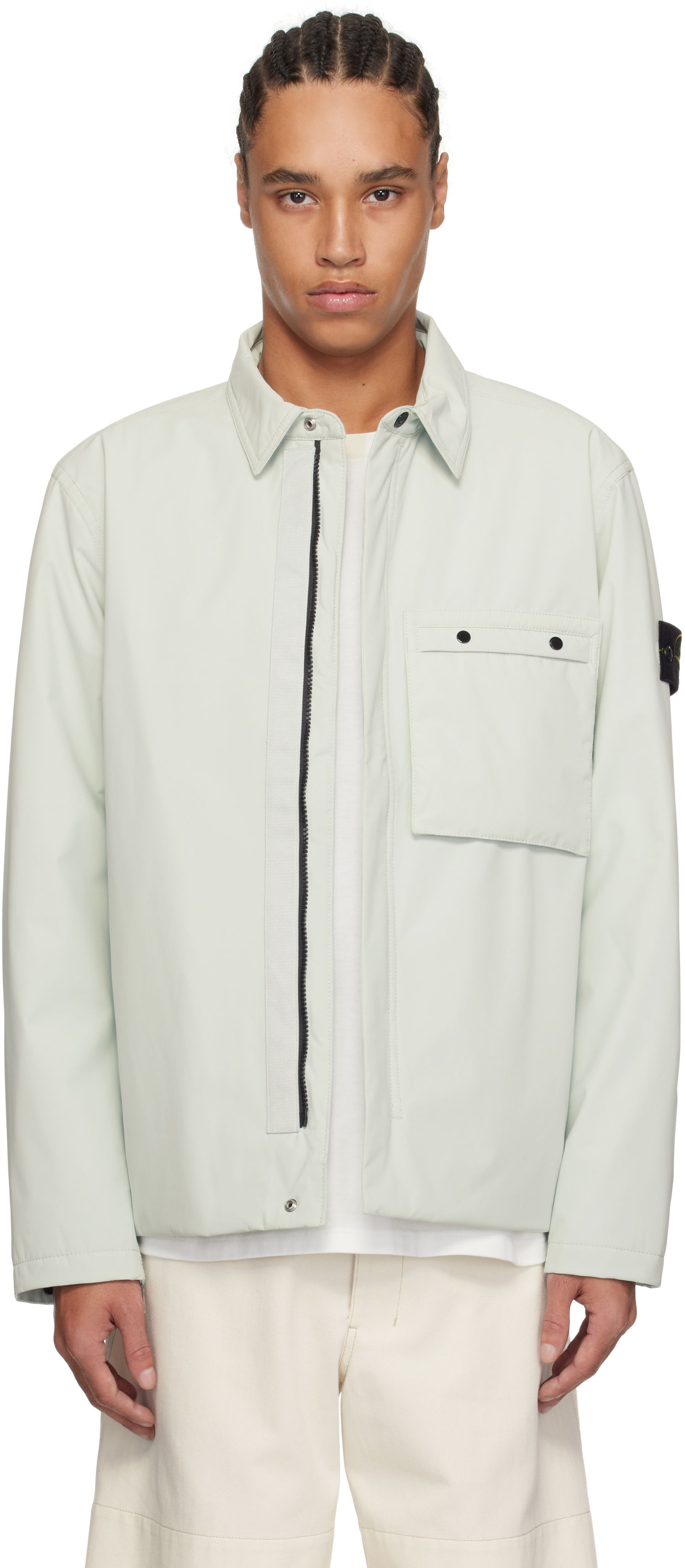 Риза Stone Island Stone Island Soft Shell-R PrimaLoft Insulated Jacket Зелено | K1S15 4100011 S0A27, 0