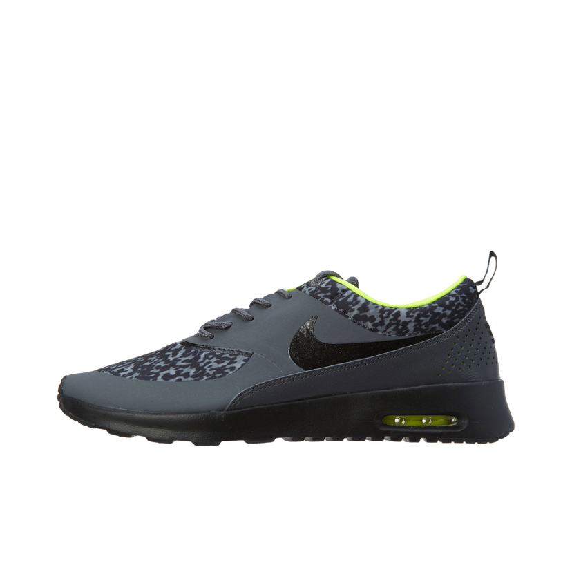 Кецове и обувки Nike Air Max Thea Print Dark Grey Black-Volt W Сиво | 599408-006