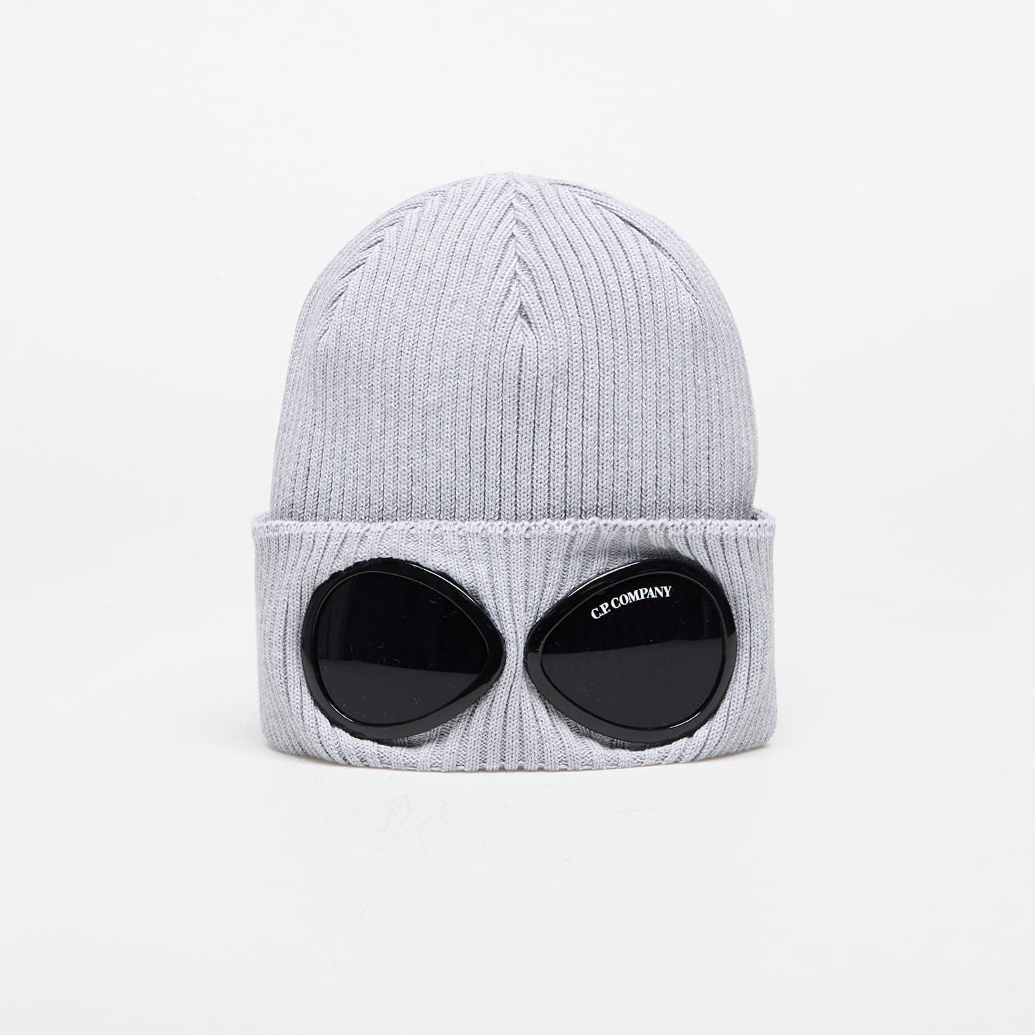 Шапка C.P. Company Cotton Goggle Beanie Grey Melange Сиво | 16CMAC016A000727A-M93, 0