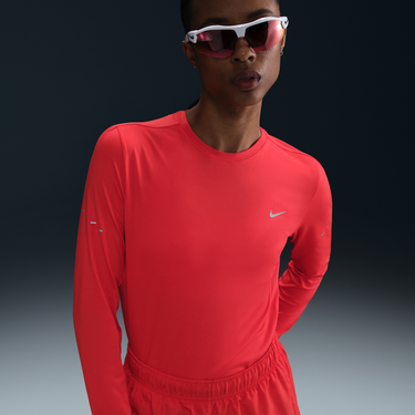 Тениска Nike Swift Dri-FIT UV Long Sleeve Running Crew Neck T-Shirt Червено | HQ0503-696, 1