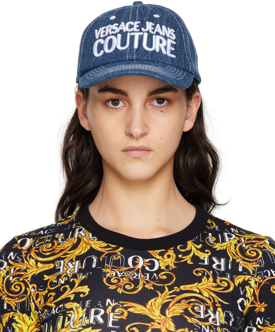 Шапка с козирка Versace Jeans Couture Denim Cap Тъмно синьо | E74HAZK25EZG165, 0
