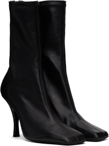 Кецове и обувки Khaite KHAITE Eva Mid Calf Boots Черно | F1097-836, 3