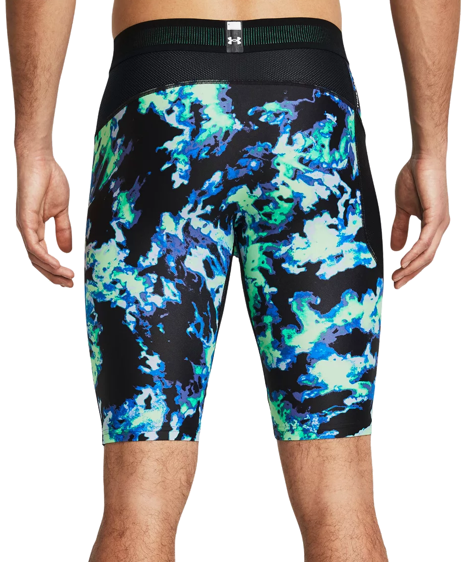 Къси панталони Under Armour HeatGear® Iso-Chill Printed Long Shorts Синьо | 1383778-299, 1