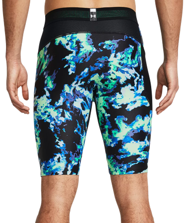 Къси панталони Under Armour HeatGear® Iso-Chill Printed Long Shorts Синьо | 1383778-299, 1