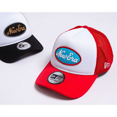 Шапка с козирка New Era 9FORTY A-Frame Trucker Oval Red / White One Size Червено | 60435036, 3