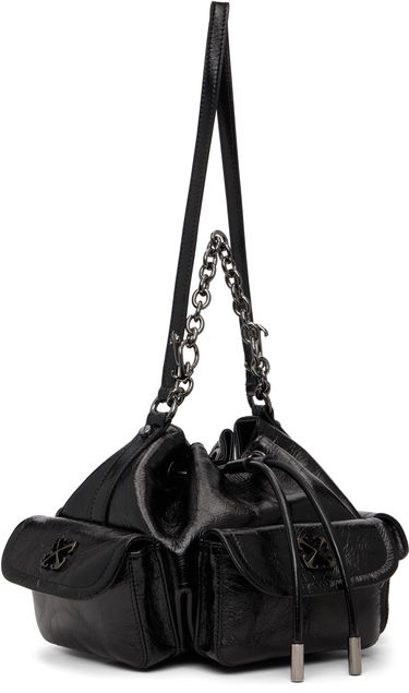 Чанта през рамо Off-White Dumbo Bucket Bag Черно | OWMY002F25LEA0011000, 1