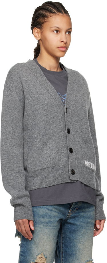 Пуловер We11done We11done Patch Pocket Cardigan Сиво | WD-KC3-23-621-U-CH, 1