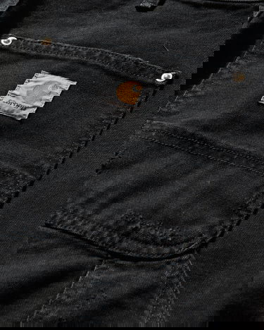 Панталони Carhartt WIP Double Knee Pants Grind Washed Черно | I036274 89B7, 3
