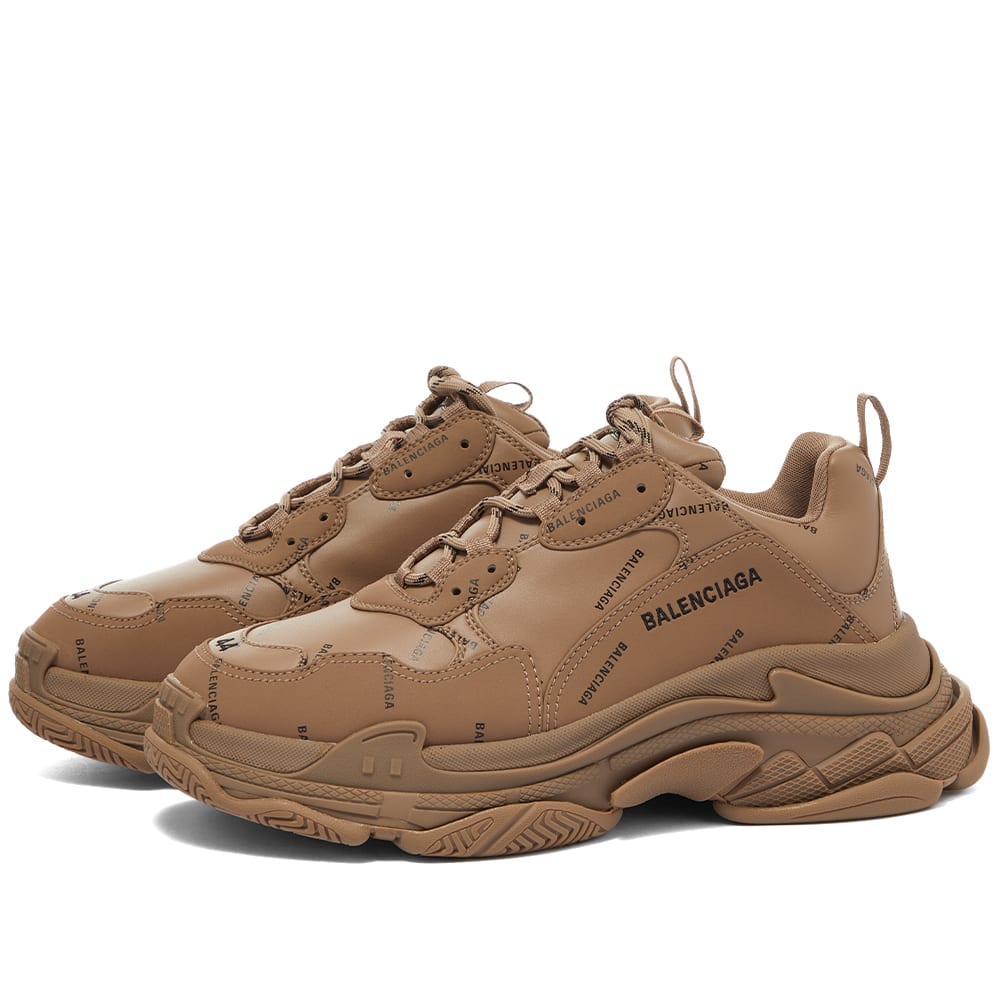 Кецове и обувки Balenciaga Triple S Sneaker Бежово | 536737-W2FA1-9911, 1